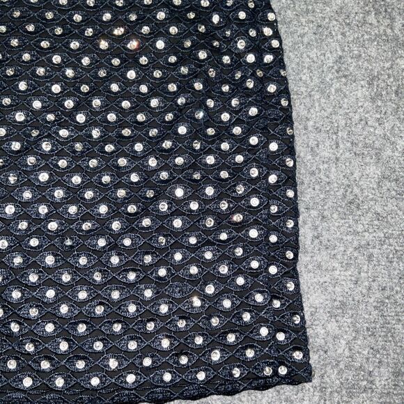 Diane von Furstenberg Skirt Womens Size 4 Navy Pencil Skirt - Picture 3 of 14